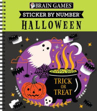 Title: Brain Games - Sticker by Number: Halloween (Trick or Treat Cover): Volume 2, Author: Publications International Ltd