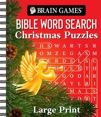 Brain Games - Bible Word Search: Christmas Puzzles - Large Print