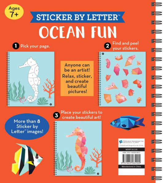 Sticker By Letter Ocean Fun