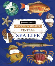 Free download books in greek pdf Brain Games - Sticker by Number - Vintage: Sea Life (28 Images to Sticker) in English PDF