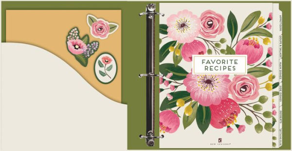 Deluxe Recipe Binder Favorite Recipes Botanical