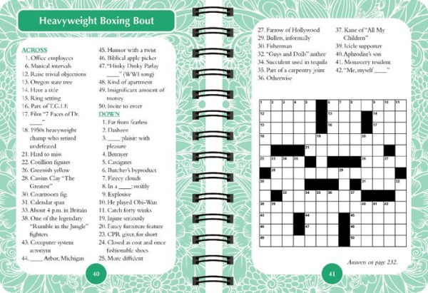 Mini Brain Games Stress Free Crosswords
