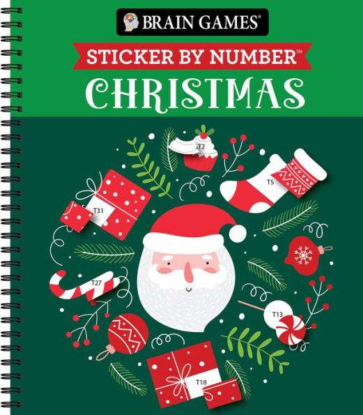 Sticker By Number Christmas Santa