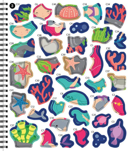 Brain Games Sticker By Number Magical Ocean