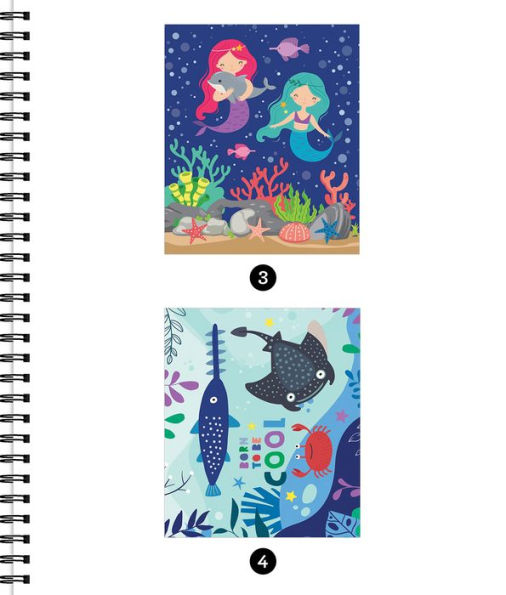 Brain Games Sticker By Number Magical Ocean