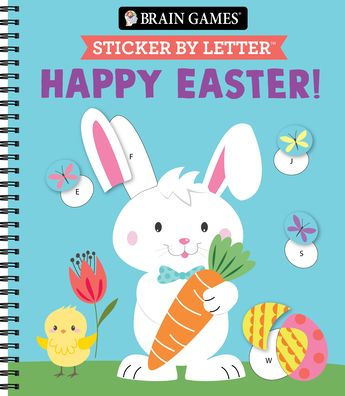 Brain Games - Sticker by Letter: Happy Easter!