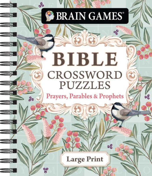 Brain Games Large Print Bible Crosswords: Prayers, Parables & Prophets