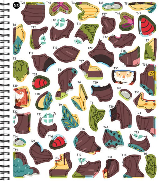 Brain Games Sticker By Number Magical Forest