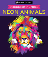 Title: Sticker by Number Neon Animals, Author: PIL
