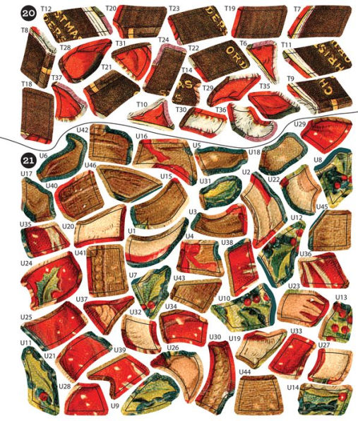 Sticker By Number Vintage Christmas