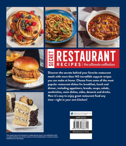 Secret Restaurant Recipes Volume 2