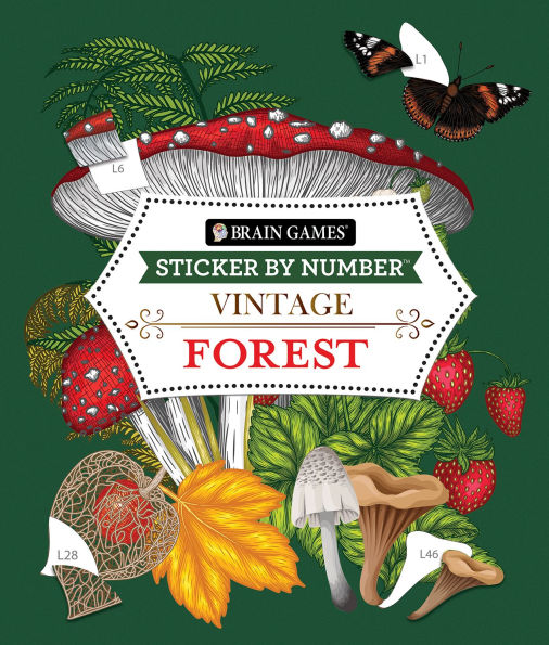 Sticker By Number Vintage Forest