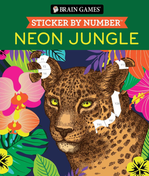 Sticker By Number Neon Jungle