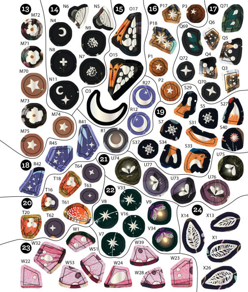 Sticker By Number Enchanted Forest