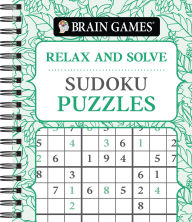 Title: Brain Games Relax and Solve Sudoku, Author: PIL