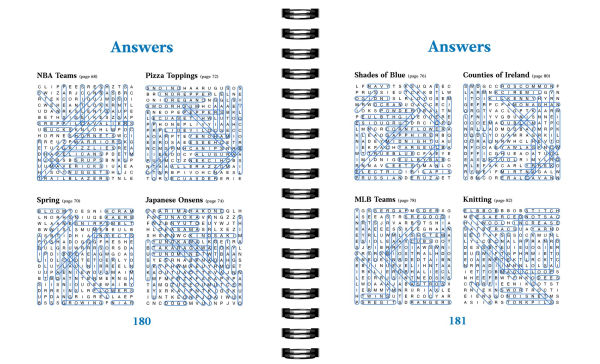 Brain Games Relax and Solve Word Search