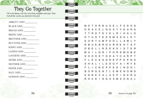 Mini Brain Games Stress Free Word Search