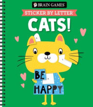 Title: Brain Games - Sticker by Letter: Cats!, Author: Publications International Ltd