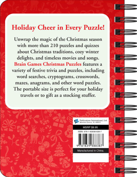 Mini Brain Games Christmas Puzzles