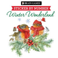 Title: Brain Games - Sticker by Number: Winter Wonderland, Author: Publications International Ltd