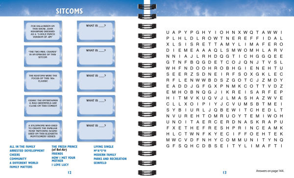 Brain Games Jeopardy Get a Clue! Word Search
