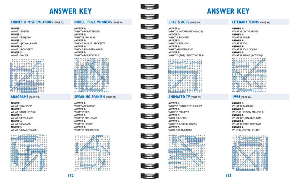 Brain Games Jeopardy Get a Clue! Word Search