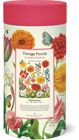 Flower Garden Piece Puzzle