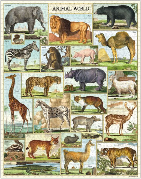 Animal World 1,000 Pc Puzzle