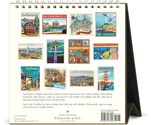 2025 San Francisco Desk Calendar