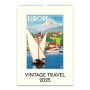 2025 Vintage Travel Wall Calendar