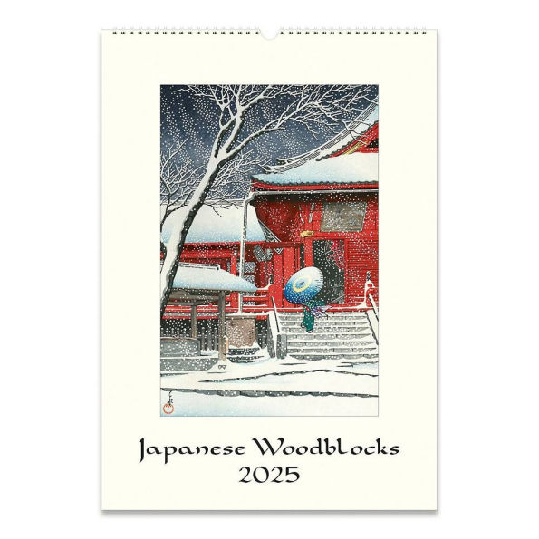 2025 Japanese Woodblock Wall Calendar