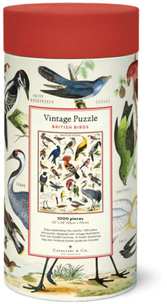 British Birds 1,000 Pc Puzzle