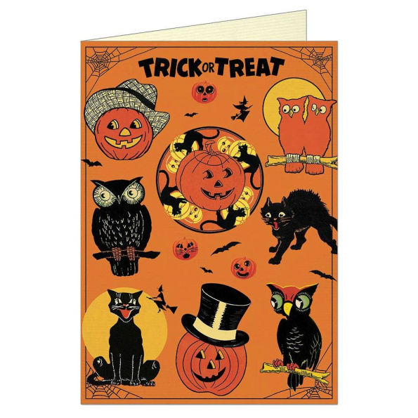 Vintage Icons Halloween Card
