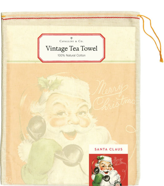 Santa's Calling Tea Towel