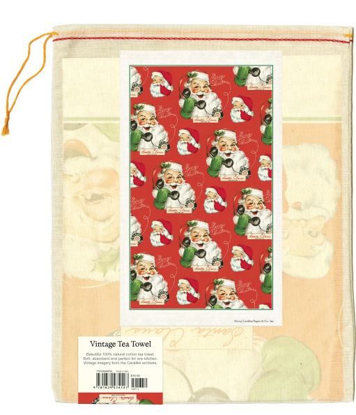 Santa's Calling Tea Towel