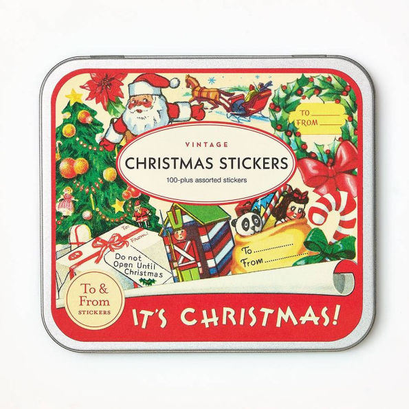 Vintage Christmas Stickers