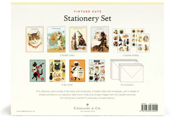 Cats Vintage Postcard Set