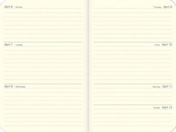 2026 Cavallini National Parks Weekly Planner