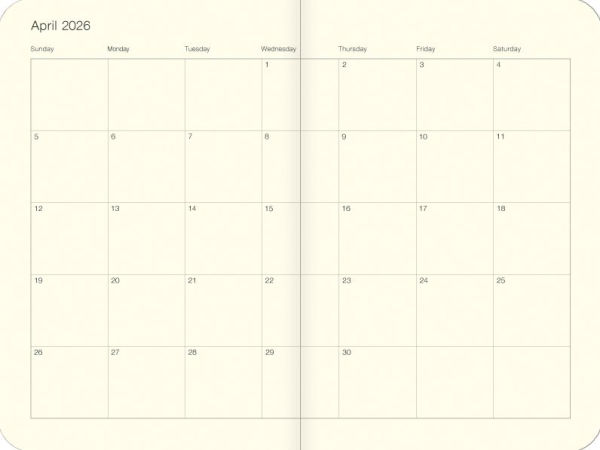 2026 Cavallini National Parks Weekly Planner