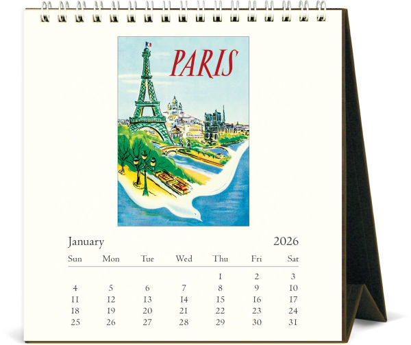 2026 Paris Desk Calendar