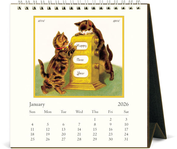 2026 Cats Desk Calendar