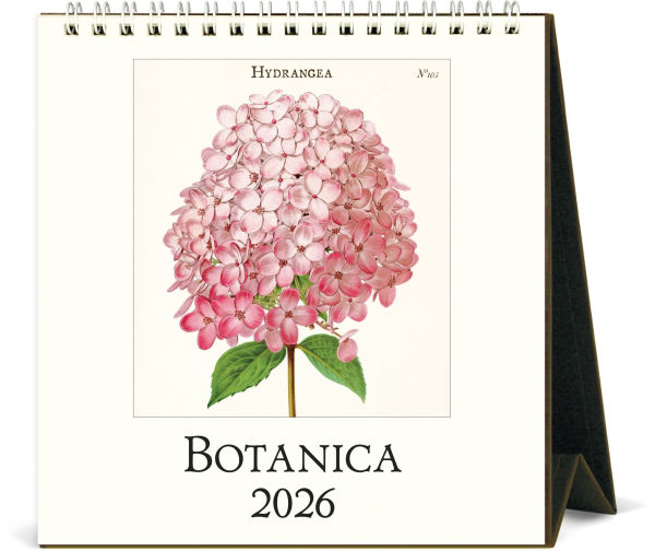 2026 Cavallini Botanica Desk Calendar