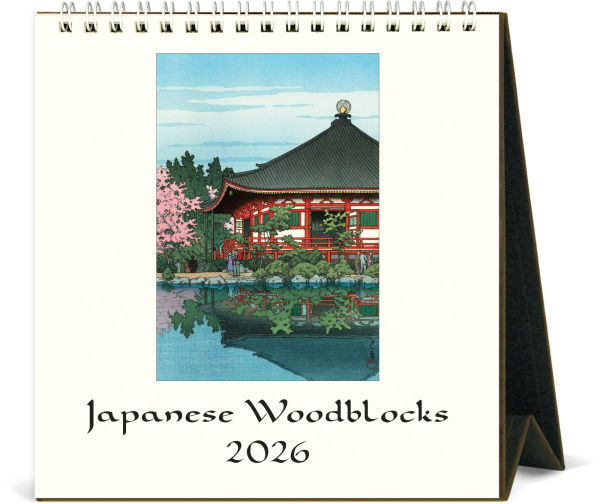 2026 Japanese Woodblock Desk Calendar