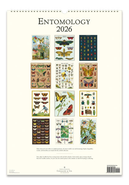 2026 Entomology Wall Calendar