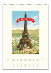 Alternative view 2 of 2026 Cavallini Paris Wall Calendar