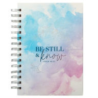 Title: Christian Art Gifts Journal W/Scripture for Women Be Still Psalm 46:10 Bible Verse Watercolor Teal Pink Purple Laurel 192 Ruled Pages, Large Hardcover Notebook, Wire Bound, Author: Christian Art Gifts
