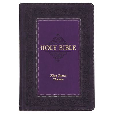 KJV Study Bible, Large Print King James Version Holy Bible, Thumb Tabs ...