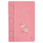NLT Keepsake Holy Bible for Baby Girls Baptism Easter, New Living Translation, Pink