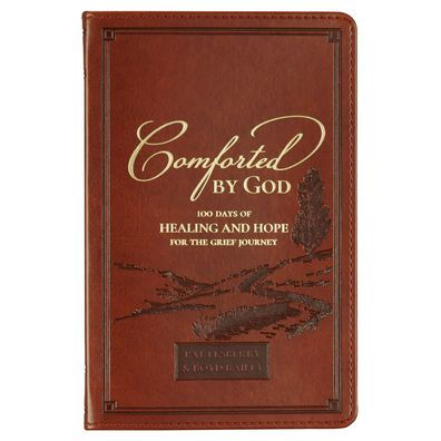 Devotional Comforted by God Faux Leather