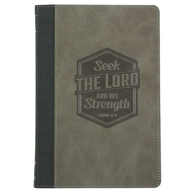 Journal Classic Gray Seek the Lord 1 Chron. 6:11